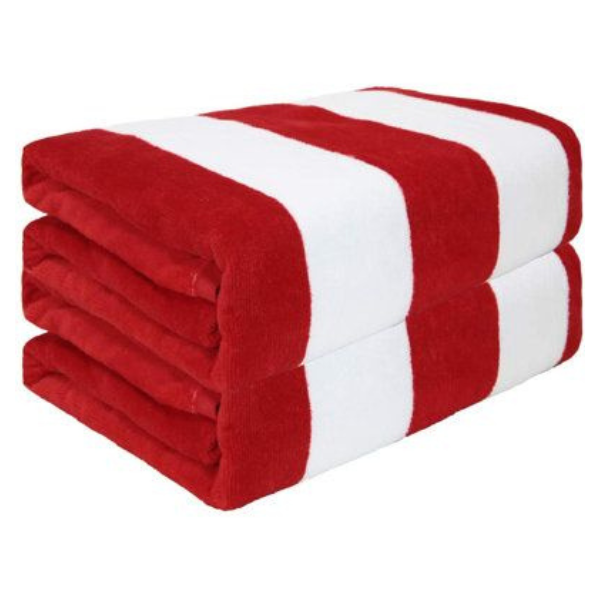 Red Striped Towels